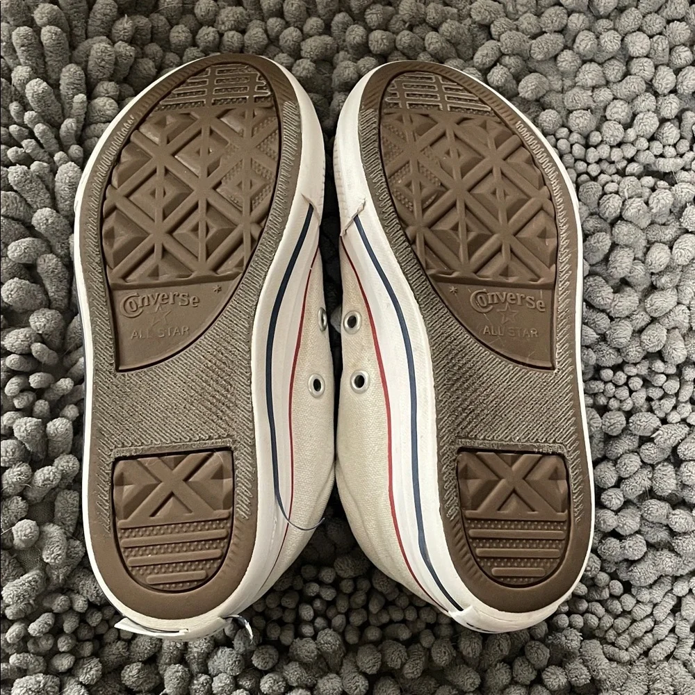 Converse Kids' Cream All Star Sneakers - Picture 3 of 6